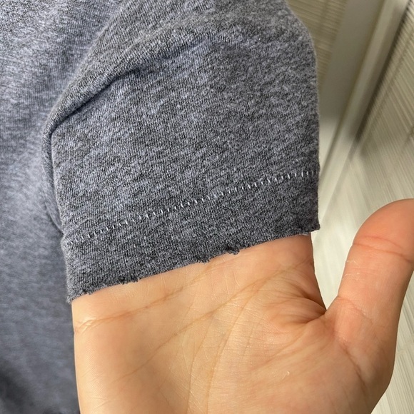 The Great. Ruffle Hem Shirt Blue Size S - Picture 3 of 8